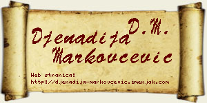 Đenadija Markovčević vizit kartica